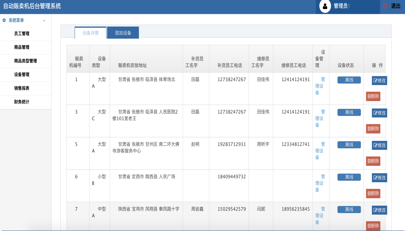 Springboot自动售货机管理系统源码带文档