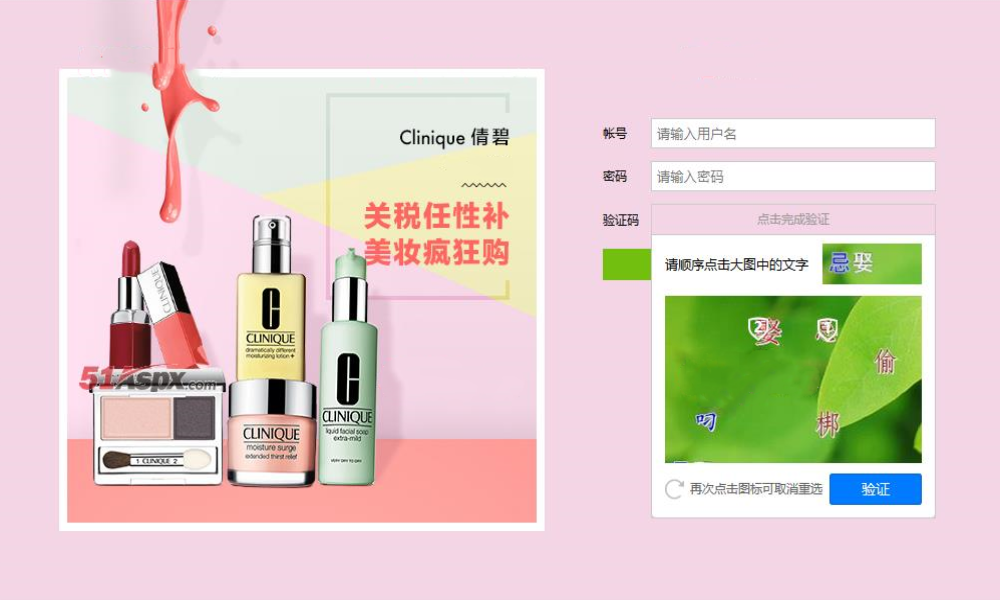 ASP.NET网站汉字验证码系统源码